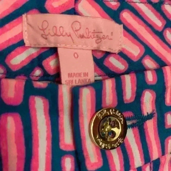 Lilly Pulitzer Kelly Mandevilla Slathouse Striped Low Rise Skinny Ankle Barbie - Picture 3 of 10